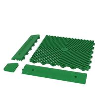 Rampa macho fixação/acabamento deck/piso modular verde folha Rampa macho fixação/acabamento deck/piso modular verde folha