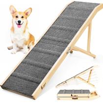 Rampa para Cachorro Tsukiko Dobrável 163cm Ajustável 61cm de Altura