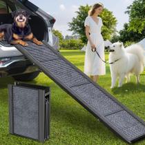 Rampa para Cães PetRuna 180 cm Portátil Antiderrapante Suporta até 55 kg Rampa para Cães PetRuna 180 cm Portátil Antiderrapante Suporta até 55 kg