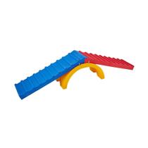 Rampa para Escalada Grande Pet Agility Esporte para Cachorro Freso Plástico Resistente Sustentável Treinamento Agilidade Barreira Adestramento Canino