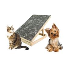 Rampa Pet MEG cor PRETA antiderrapante com 3 níveis de altura / portátil / escada pet / rampa auxiliar para cães e gatos - ART PUFF