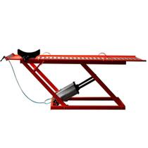 Rampa Pneumática para Motos Vermelha 350Kg com 2 Pistões FortG