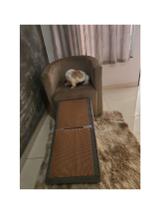 Rampa Puff para Pet, Suede Escada Pet, Rampa P01, Almeidamluz.