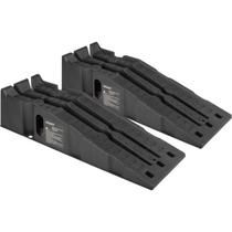 Rampas de carro Stalwart Heavy-Duty, pacote com 2 unidades, capacidade de peso total de 16.000 libras