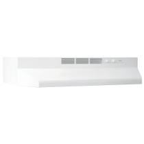 Range Hood Broan-nutone BUEZ124WW não canalizado de 24 polegadas branco