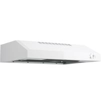 Range Hood GE Under Cabinet de 24 polegadas com ventilador de exaustão de 2 velocidades