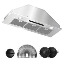 Range Hood Insert VENFAN de 36 polegadas e 600 m³/h com ventilador de 4 velocidades