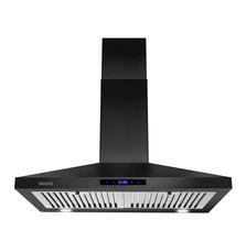 Range Hood SNDOAS Black montado na parede de 30 polegadas com controle de toque