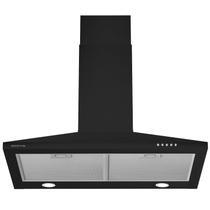 Range Hood Soonye Black 30 polegadas e 450 m³/h em aço inoxidável