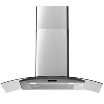 Range Hood Soonye montado na parede 76 cm com aço inoxidável 450m³/h