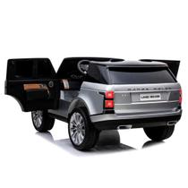 Range Rover Carro Elétrico Infantil Mini Land A Bateria Brinquedo de 2 Crianças Motorizado Cinza 24V 4x4 Range Rover Carro Elétrico Infantil Mini Land A Bateria Brinquedo de 2 Crianças Motorizado Cinza 24V 4x4