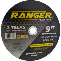 Ranger Disco Ct.Inox 9 X 1.9 X 7/8 - Kit C/5 Un