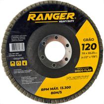 Ranger Disco Flap 4.1/2 X 120 - Kit C/10 Un Ranger Disco Flap 4.1/2 X 120 - Kit C/10 Un