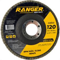 Ranger Disco Flap 4.1/2 X 120 - Kit C/10 Un Ranger Disco Flap 4.1/2 X 120 - Kit C/10 Un