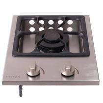 Rangetop 1 Boca Inox a Gás Queimador Duplo Industrial Grelha Ferro Fundido de Embutir Titan Rangetop 1 Boca Inox a Gás Queimador Duplo Industrial Grelha Ferro Fundido de Embutir Titan