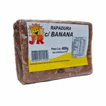 Rapadura com Banana Mineira 400g - Doces JR Rapadura com Banana Mineira 400g - Doces JR