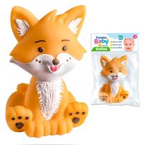 Raposa Brinquedo Soft Para Bebê Mordedores Bichinhos 100% Vinil Macio Banho Banheira