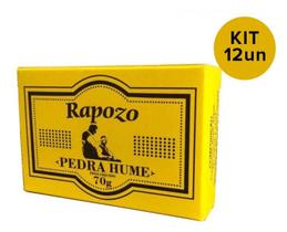 Rapozo Pedra Hume Tablete 70g Kit C/12 Original