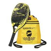 Raquete Beach Tennis 12K Yellow Power + Beach Bag - Speedo