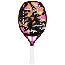Raquete Beach Tennis 21mm Bt Boost Pro Rosa e Preto