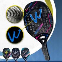 Raquete beach tennis 3k holográfica camewin lançamento 2023