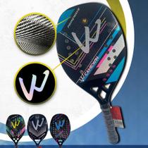 Raquete beach tennis 3k holográfica camewin lançamento 2023