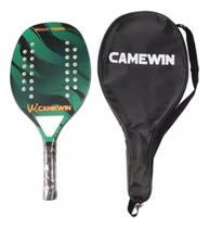 Raquete Beach Tennis Camewin Original Leve Fibra Carbono e Fibra de vidro Raquete Profissional