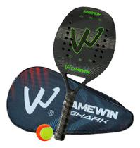 Raquete Beach Tennis Camewin Pro 100% Carbono 3k