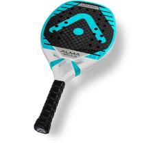 Raquete Beach Tennis Carbono 12K Ultrapro Azul Alma Genius