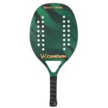 Raquete Beach Tennis Carbono 3k 50x23 Cm 28 Furos Camewin