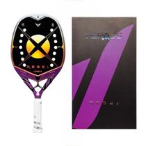 Raquete Beach Tennis Heroes REBEL Roxa Carbono 3 k Raquete Beach Tennis Heroes REBEL Roxa Carbono 3 k