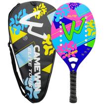 Raquete Beach Tennis Kids Infantil Criança Camewin Elite Colorido - Mais Leve E Fina