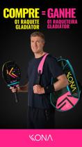 Raquete Beach Tennis Kona Gladiator 2025 - ANDRÉ BARAN Raquete Beach Tennis Kona Gladiator 2025 - ANDRÉ BARAN
