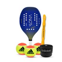 Raquete beach tennis kona maddox guga + kit Raquete beach tennis kona maddox guga + kit