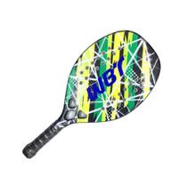 Raquete beach tennis profissional tênis de praia em carbono raquete brazilian ultra cushin