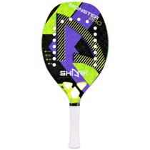 Raquete Beach Tennis Shark Monster Preto Raquete Beach Tennis Shark Monster Preto