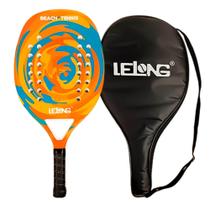 Raquete Beach Tennis Vidro Carbono Leve Equilibrada Pádel(INICIAN/INTERMEDIARIO INFANTIL ) - lelong