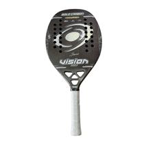 Raquete Beach Tennis Vision Gold Carbon Titanium 3k Felipe Loch Raquete Beach Tennis Vision Gold Carbon Titanium 3k Felipe Loch