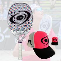 Raquete beach tennis vision supercarbon pro 2025 + boné exclusivo felipe loch Raquete beach tennis vision supercarbon pro 2025 + boné exclusivo felipe loch