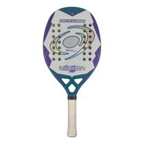 Raquete Beach Tennis Vision White Carbon 25 Carbono 3 k