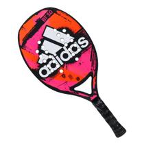 Raquete de Beach Tennis Adidas BT 3.0 Preta Vermelha e Rosa