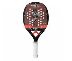 Raquete de Beach Tennis Beetrue FireBee Carbono Red 3k Eva Palos