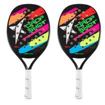 Raquete de Beach Tennis Drop Shot Tiger - Kit com 2 Unidades Raquete de Beach Tennis Drop Shot Tiger - Kit com 2 Unidades