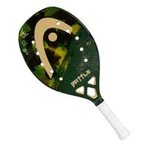 Raquete de Beach Tennis Head Battle Kevlar e Carbono Camo