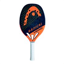 Raquete de Beach Tennis Head Radical Azul Marinho e Laranja