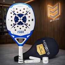 Raquete de Beach Tennis Heroes ISON 2025 com tratamento Raquete de Beach Tennis Heroes ISON 2025 com tratamento