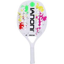 Raquete de beach tennis ianoni 100% carbono + bolsa