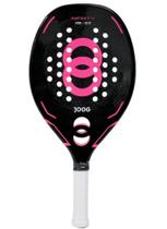 Raquete de Beach Tennis Joog Infinity 3K Pro Full Carbon EVA Pro - Preto/Rosa