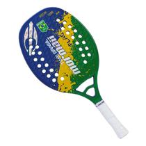 Raquete de Beach Tennis Mormaii Time Brasil 20mm Raquete de Beach Tennis Mormaii Time Brasil 20mm