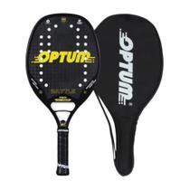 Raquete De Beach Tennis Optum Full Carbono 12k Avt ultra leve eva soft 26 furos tênis de praia